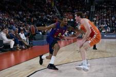 Kevin Panter na meču Valensija - Barselona