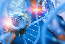 Doktor analizira strukturu DNK u vezi sa rakom