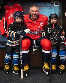 Aleksandar Ovečkin sa sinovima