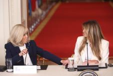 Melanija Tramp, Brižit Makron