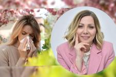 Snežana Šundić Vardić/žena sa polenskom kijavicom trese nos