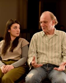 Marta Bogosavljević i Svetozar Cvetković u predstavi Kako sam naučila da vozim, Milano 2026