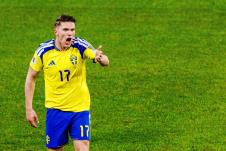 Viktor Đekereš na meču Švedska - Poljska