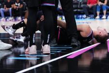 Nikola Jović na meču protiv Vašingtona