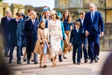Princeza Šarlot, Kejt Midlton, princ Džordž, princ Lui i princ Vilijam na uskršnjoj misi 2026