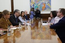 Aleksandar Vučić i Karen Pirs