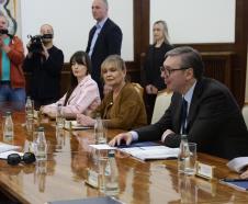 Sastanak Aleksandra Vučića sa Karen Pirs