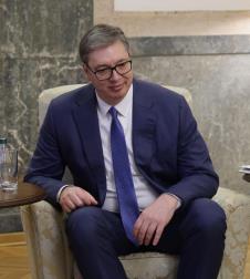 Aleksandar Vučić i Peter Sorensen