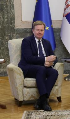 Aleksandar Vučić i Peter Sorensen