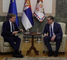 Aleksandar Vučić i Peter Sorensen