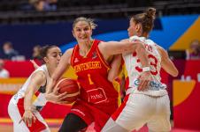 Jelena Dubljević u dresu reprezentacije Crne Gore