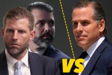 Hanter Bajden, Erik Tramp i Donald Tramp mlađi.jpg