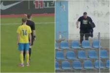 Navijač lomio stolice