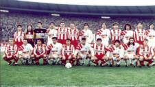 Fudbaleri Crvene zvezde i Olimpijakosa 1994. na Marakani