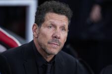 Dijego Simeone na meču Arsenal - Atletiko Madrid