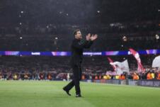 Dijego Simeone na meču Arsenal - Atletiko Madrid