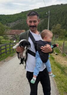 Milan Vasić sa porodicom u Kraljevu