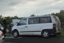 zapalio se kombi kod Ikee