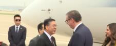 Predsednik Vučić stigao u Kinu, priređen mu svečani doček