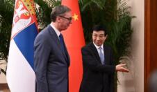 Aleksandar Vučić i Vang Huning