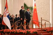 Veoma sam srećan što sam zajedno sa delegacijom danas u Pekingu. Hvala na veličanstvenom dočeku.jpg
