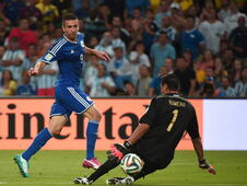 Vedad Ibišević na meču Argentina - Bosna i Hercegovina