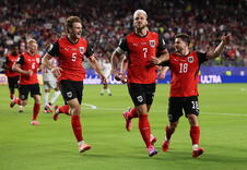 Marko Arnautović na meču Austrija - Jordan