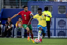 Ašraf Hakimi na meču Brazil - Maroko