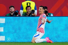 Ante Budimir u dresu reprezentacije Hrvatske na meču protiv Paname