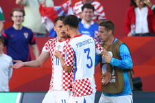 Ante Budimir u dresu reprezentacije Hrvatske na meču protiv Paname