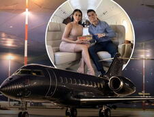 Kristijano Ronaldo, avion, Georgina Rodrigez