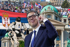 Aleksandar Vučić SNS miting Skupština Srbije