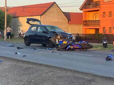 saobraćajna nesreća Salaš Noćajski povređen motociklista