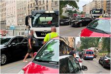 saobraćajka Kosovska automobil kamion.jpg