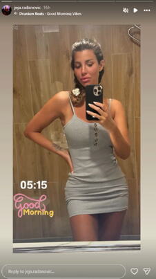 Jelena Radanović uživa na odmoru