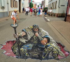 Pobednički rad Milivoja Kostića - Wine Street Art festival u Nemačkoj