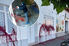 Prostorije SNS Vandalizam Surčin