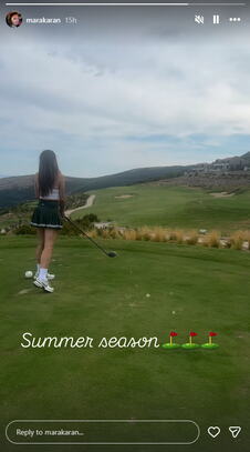 Marija Karan igra golf