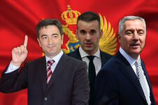 Nebojša Medojević Milojko Spajič Milo Đukanović