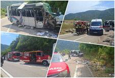 Saobraćajna nesreća Kotor - Nikšić  Lipci