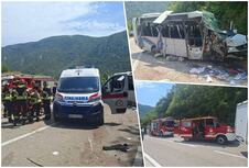 Saobraćajna nesreća Kotor - Nikšić  Lipci