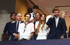 Kruz Bekam, Viktorija Bekam i Dejvid Bekam na polufinalu Svetskog prvenstva u fudbalu 2026