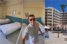 Prljava soba u jeftinom all inclusive hotelu u Hurgadi za 25 evra