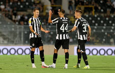 Ognjen Ugrešić na meču Partizan - Una Štrasen