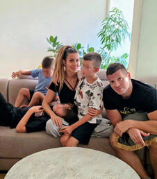Jelena Radanović Sloba Radanović deca