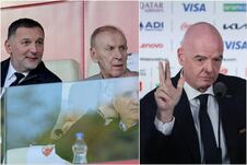 Dragan Džajić, Branko Radujko i Đani Infantino