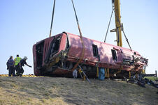 Mađarska prevrnuo se autobus dvanaest ljudi  poginulo Poljska (9).jpg