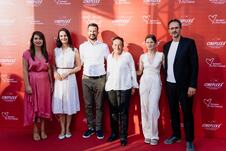 Ekipa filma Planina i predsednik Crne Gore Jakov Milatović, Foto Sarajevo Film Festival, (c) Obala Art Centar.jpeg