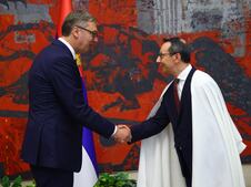 Aleksandar Vučić Monsef Mansri, ambasador Narodne Demokratske Republike Alžir (9).jpeg