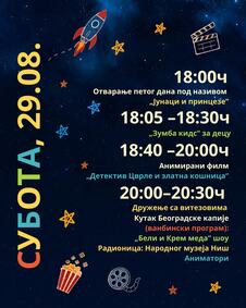 Dečji program, filmski festival u Nišu